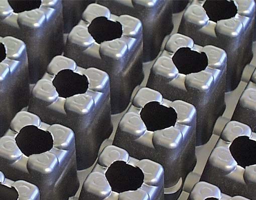 Ellepot tray eb30104 for young plants with great rooting in paper pots